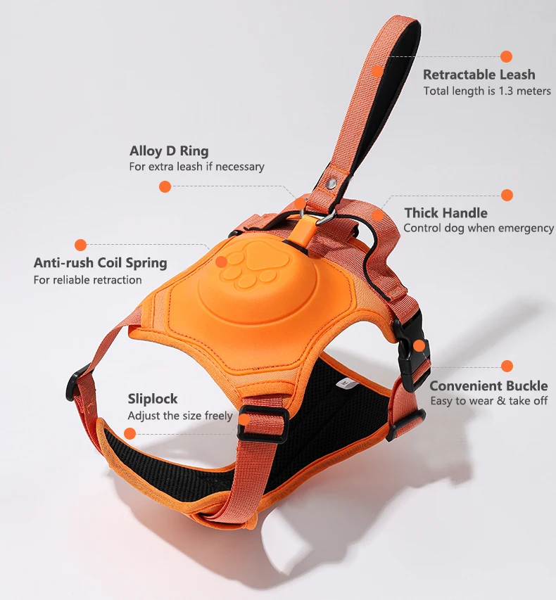 No Pull Dog Harness With Retractable Leash The Ultimate AllInOne