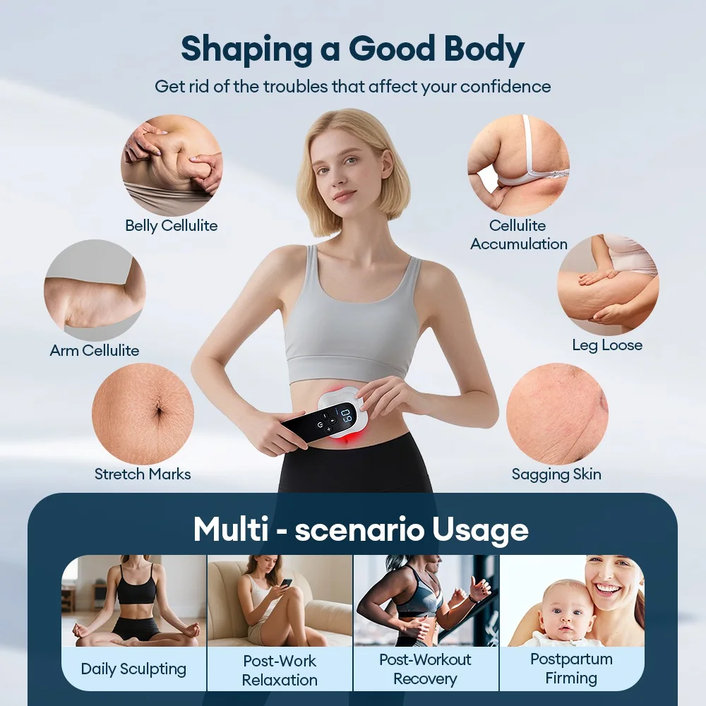 Body Slimming Massager Fat Remover Belly Abdomen Cellulite Removal Massager Electric Body Slimmer Body Sculpting Machine