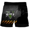 New GTA 5 Grand Theft Auto Game 3D printed swimming trunks Men Summer Casual Shorts Beach Pants boys Swimwear Vacation Beachwear 5