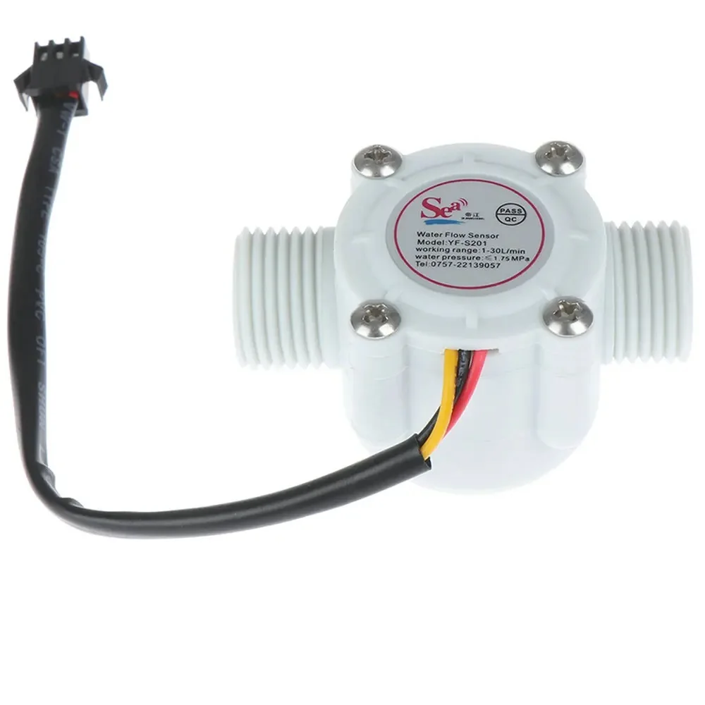 DC 5-18V Water Flow SensorFlowmeter Hall Flow Sensor Water Control Liquid 1-30L/min 2.0MPa Sensor Switch YF-S201 water flow sensor