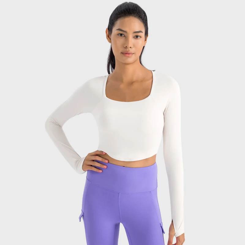 https://ae01.alicdn.com/kf/Sa40a26e84cd048dbbdb7f7496146e34ef/Padded-Yoga-Shirts-Long-Sleeve-Thumb-Hole-Crop-Top-Square-Neck-Mesh-Back-Workout-Shirt-Slim.jpg