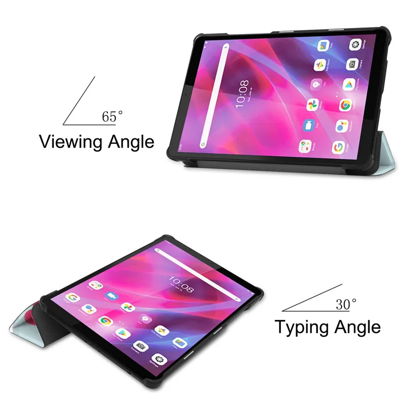 Capa Protetora de Couro pu para Lenovo Tablet Tab m8 3ª Geração Fhd hd tb 8505f tb 8505x tb 8506f tb 8705f tb 8705f - Imagem 5