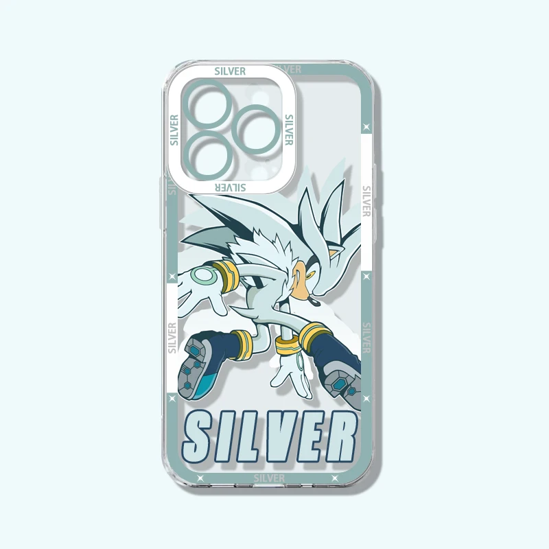 Cartoon Game S-SONIC Clear Phone Case