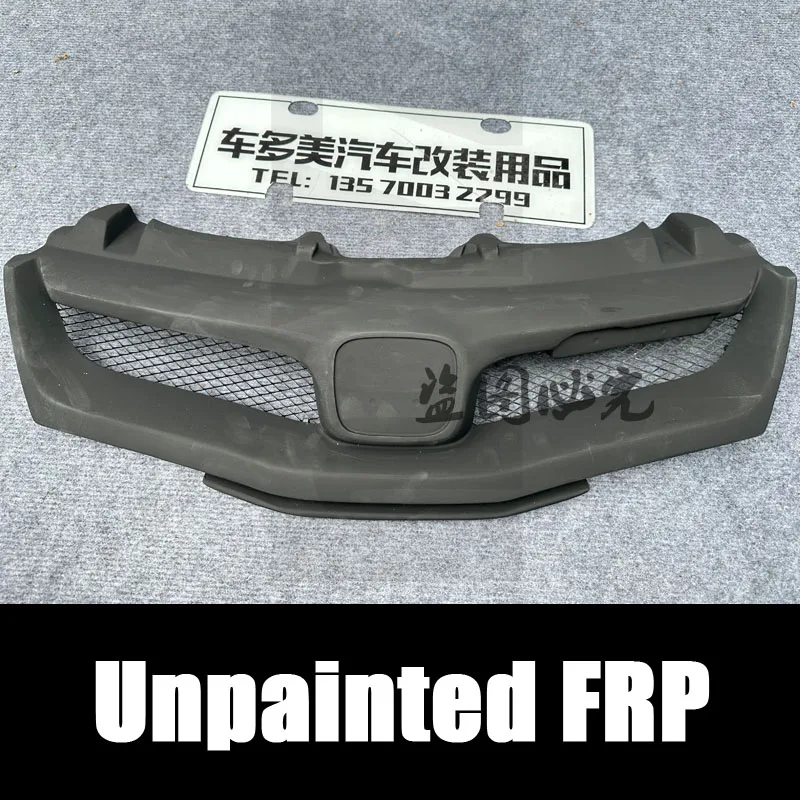 本物のカーボンファイバーフロントグリル,ホンダシビック,mu-gen