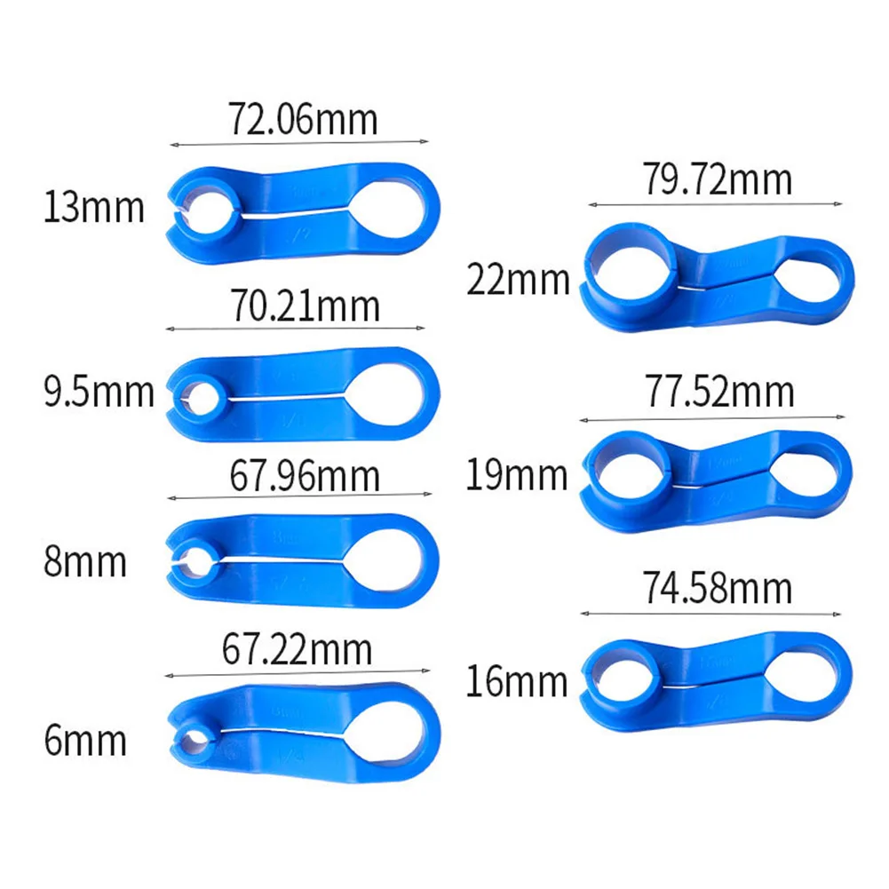 7pcs Car Angled AC Fuel Line Disconnect Tool Set 22mm 19mm 16mm 13mm 9.5mm 8mm 6mm Car Special Disassembly Tool