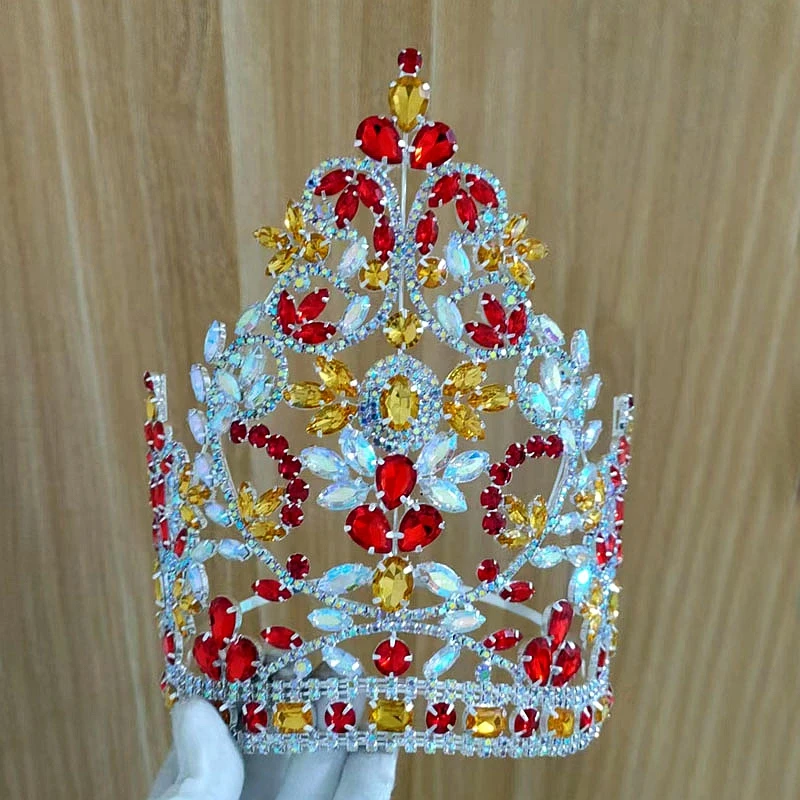 

Роскошные женские короны, конкурсы, косметические тиары Miss World, короны для конкурсов