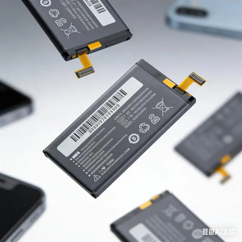 Batterie de rechange 430mAh pour télécommande GoPro Hero 2-9, posée à côté d'une télécommande