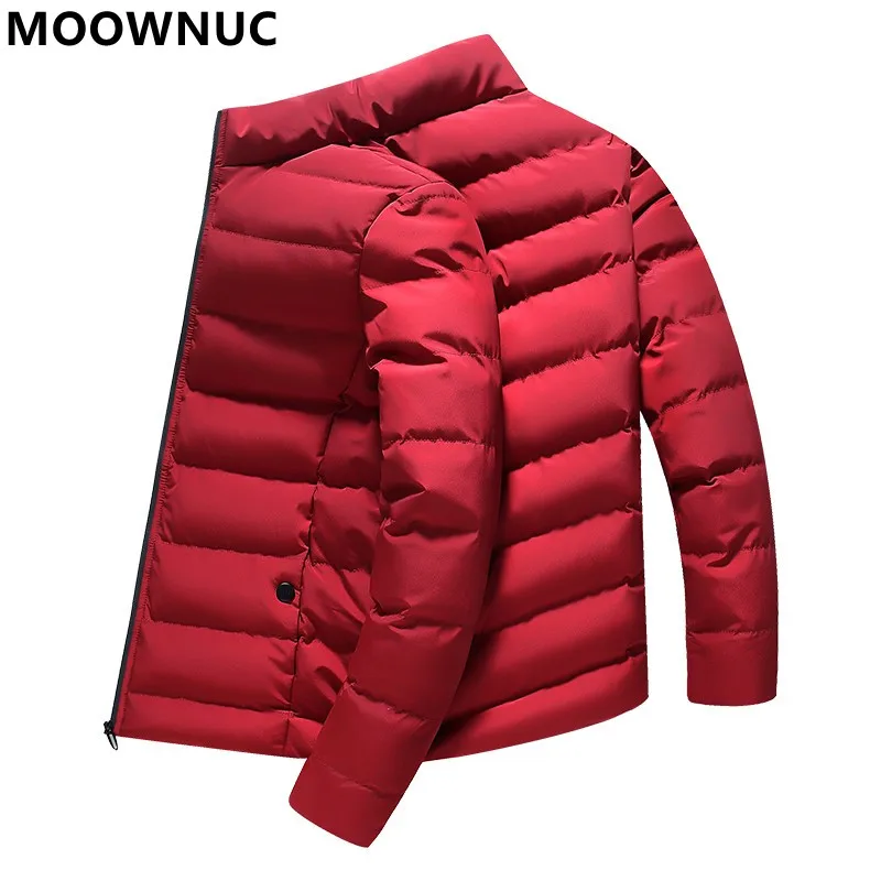 

2022 Autumn and Winter New Men's Classic Fashion With Pure Color Cotton-Padded Jacket Men's Casual Thickened Thermal Coat M-4XL
