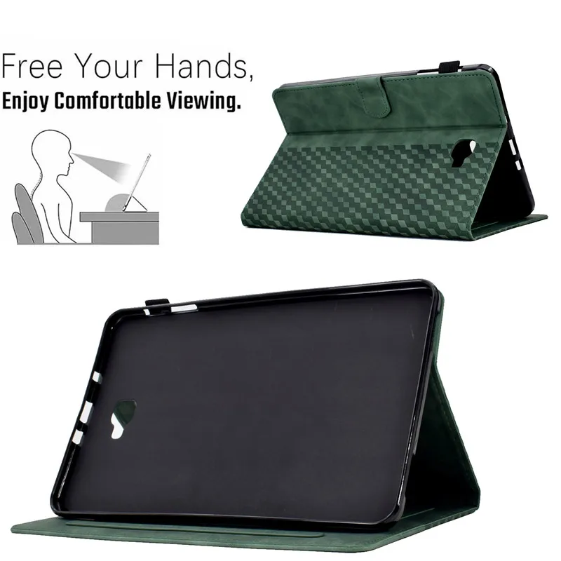 Samsung Galaxy Tab um Case 2023 101 Carteira de Luxo Stand Coque Tablet sm T580 T585 sm T580 T585 - Imagem 5