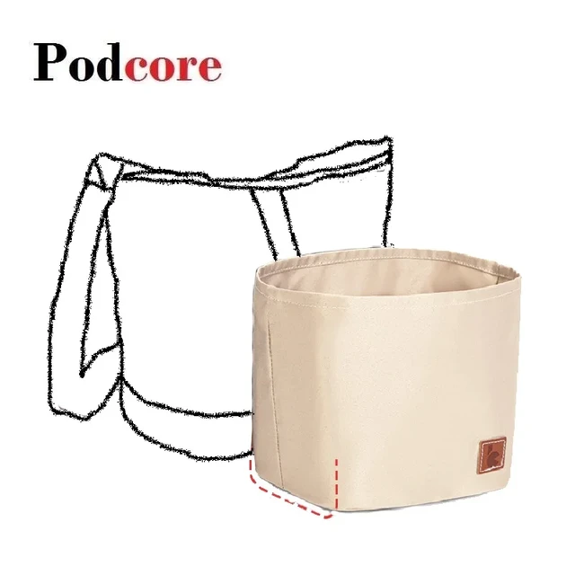 Organizador de bolsos de lujo, bolsa de cubo de inserción, elegante y  funcional - AliExpress