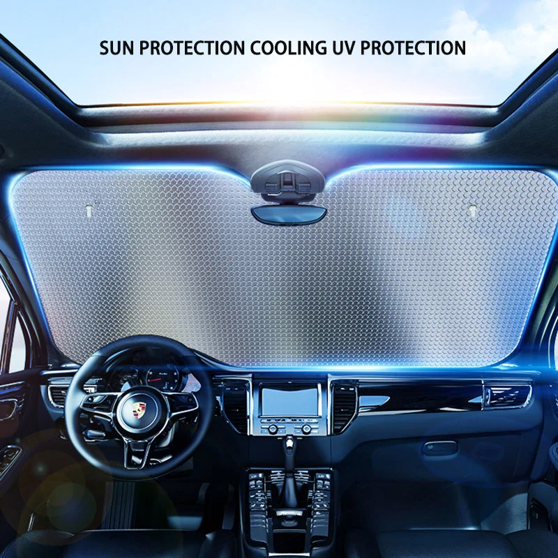 Parabrezza Per Auto Parasole Coperture Visiere Finestra Anteriore Automatica Protezione Solare Protezione Uv Isolamento Termico Accessori Per Parasole