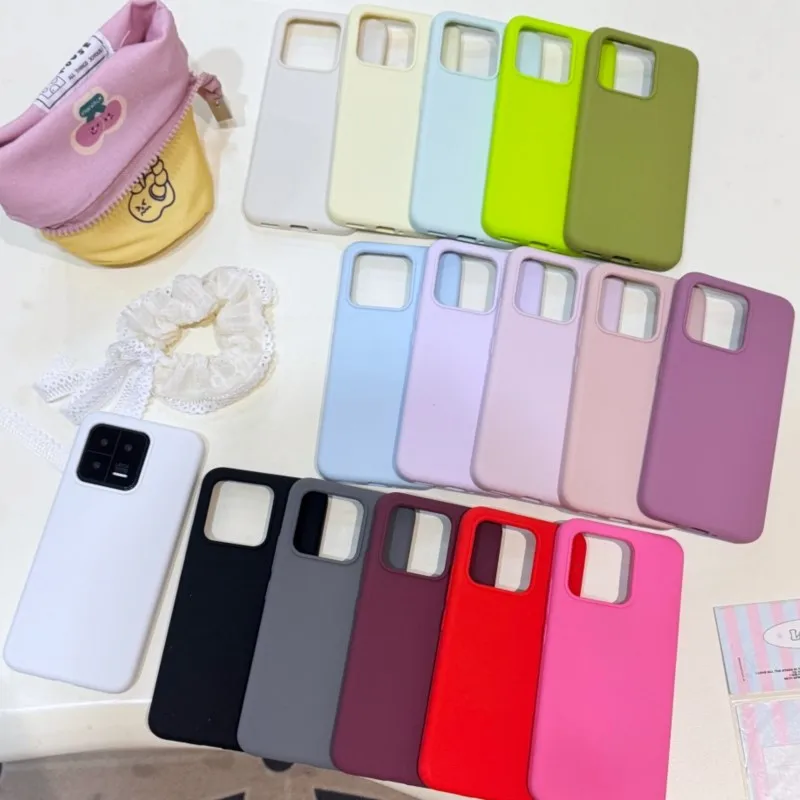 Liquid Silicone Protective Candy Matte TPU Phone Case