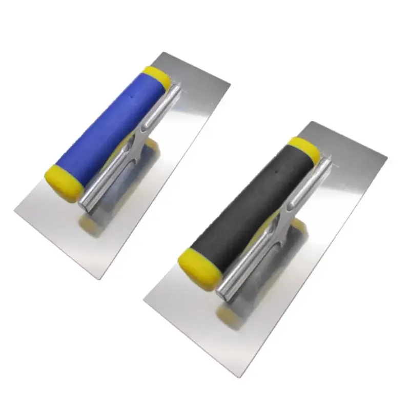 Stainless Steel Trowel Spreader Practical Plastering Skimming Trowel with Handle 2