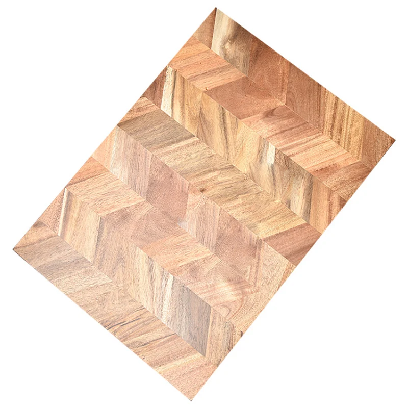 Fibogollo Set 3 Taglieri In Legno Di Acacia Con Scanalatura E Supporto - 40x30cm - Ideali Per Carne, Verdura E Frutta