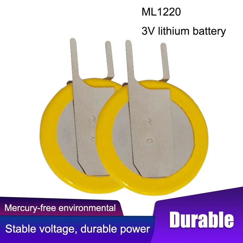 

ML1220 1220 3V 18mAh Buttons Rechargeable lithium batteries Button Batteries Cell leg feet foot