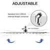 360° Universal Rotating Adapter Rainfall Shower Head Ball Joint Hardware Head Shower Adjustable Angle Swivel Connector Accessory 3