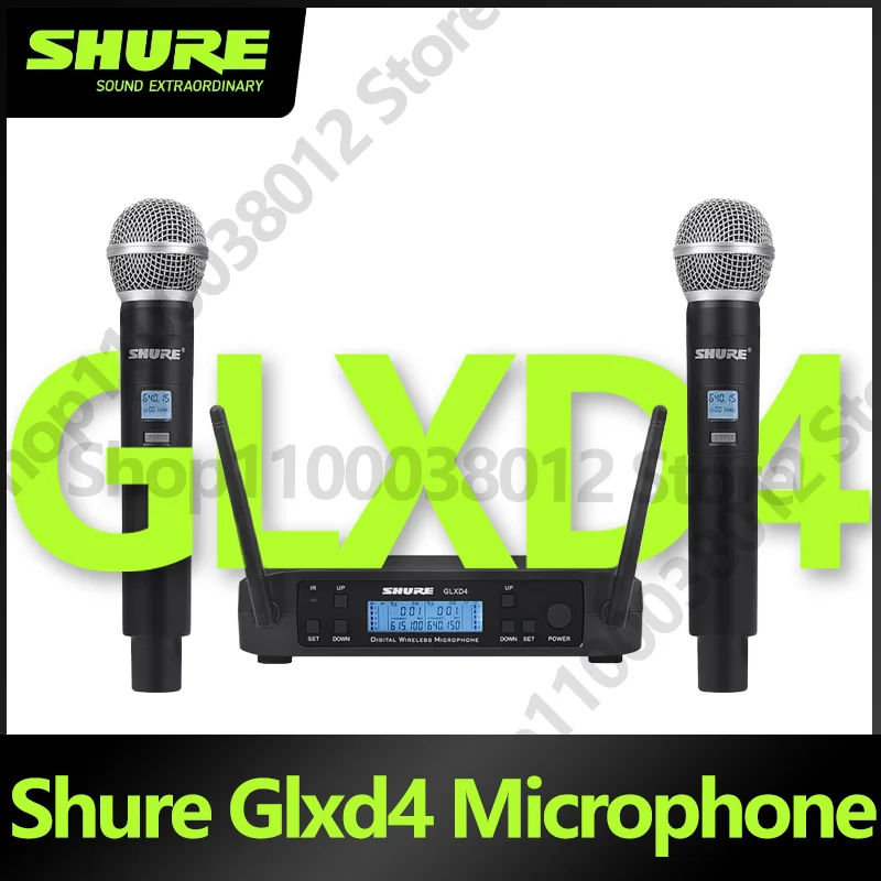 shure GLXD4 wireless microphone 2 channel UHF 640~690MHz professional ...