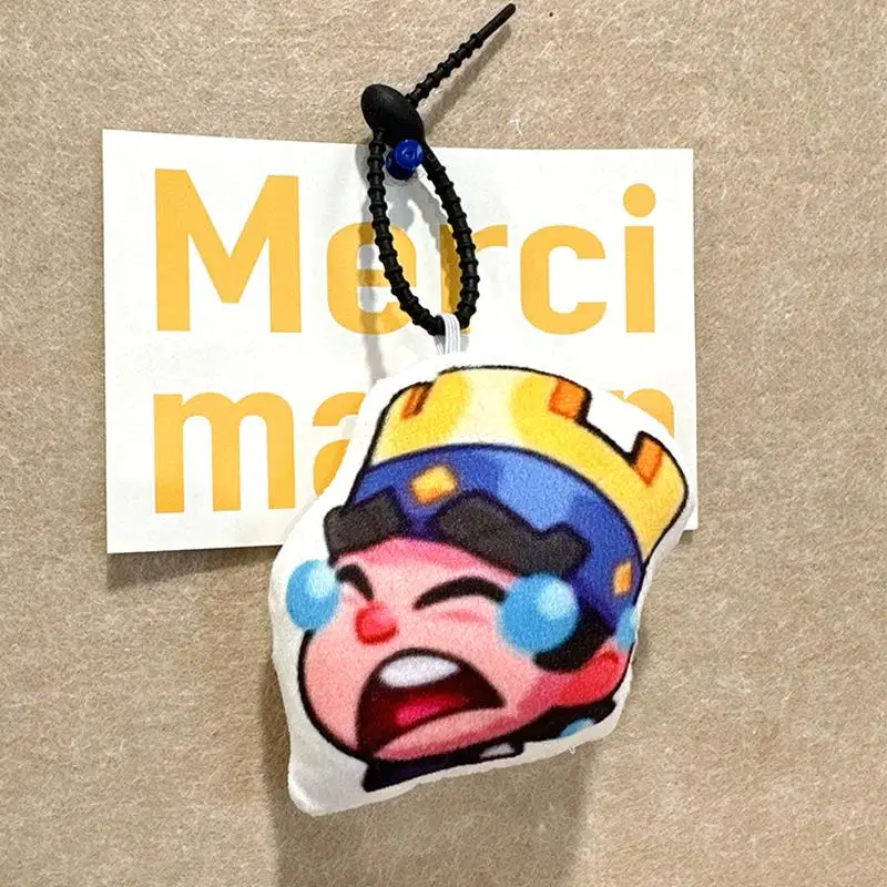 10cm Little Prince Crying Voice Cotton Pendant COS Game Clash Royale Keychain Doll Handmade Customize Production Kids Gift Toys view 2