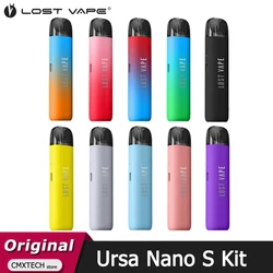 Original Lost Vape Ursa Nano S Kit 800mAh Battery 16W 2.5ml URSA Pod Cartridge 0.8ohm Electronic Cigarette Lostvape Vaporizer