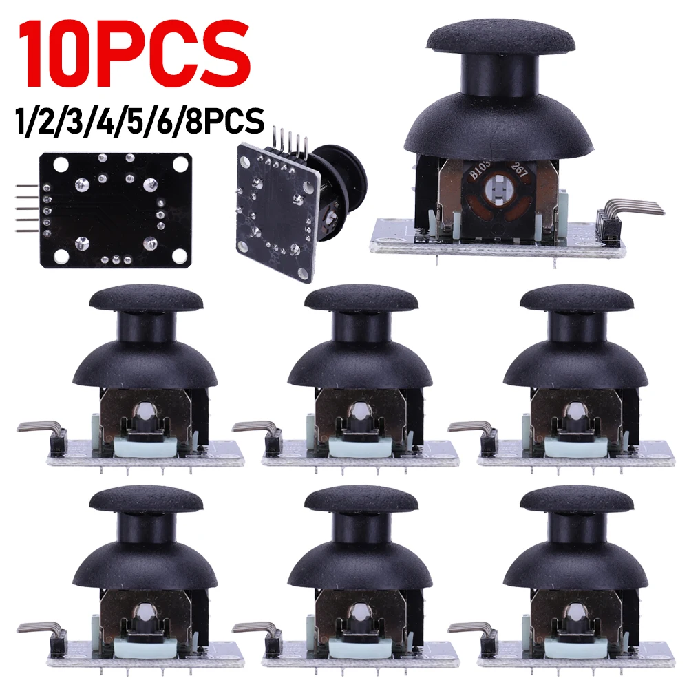 1-10PCS For Arduino Arduino Dual-axis XY Joystick Module Higher Quality for PS2 Joystick Control Lever Sensor KY-023 Rated 4.9/5