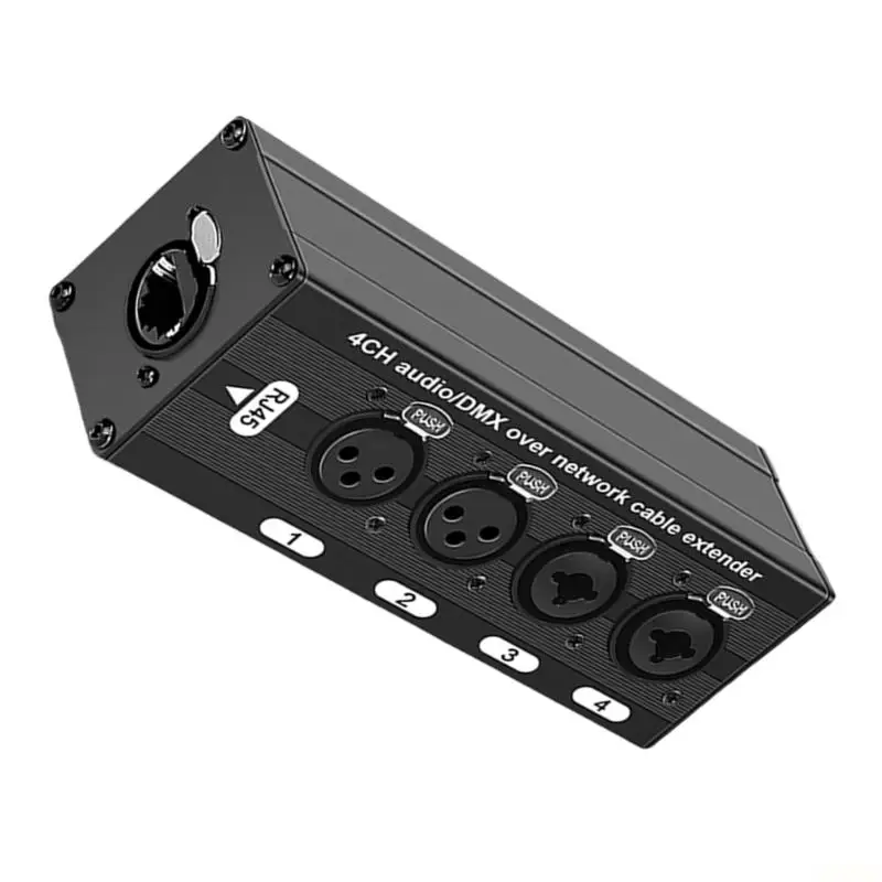 B03F 스튜디오 녹음 및 라이브 사운드 시스템용 고품질 4 웨이 XLR Cat5 어댑터