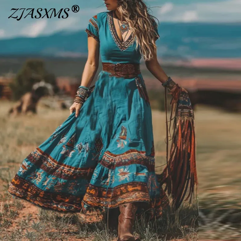 Why the Boho Western Dress Is the Ultimate Summer Wardrobe Staple for  Free-Spirited Women in