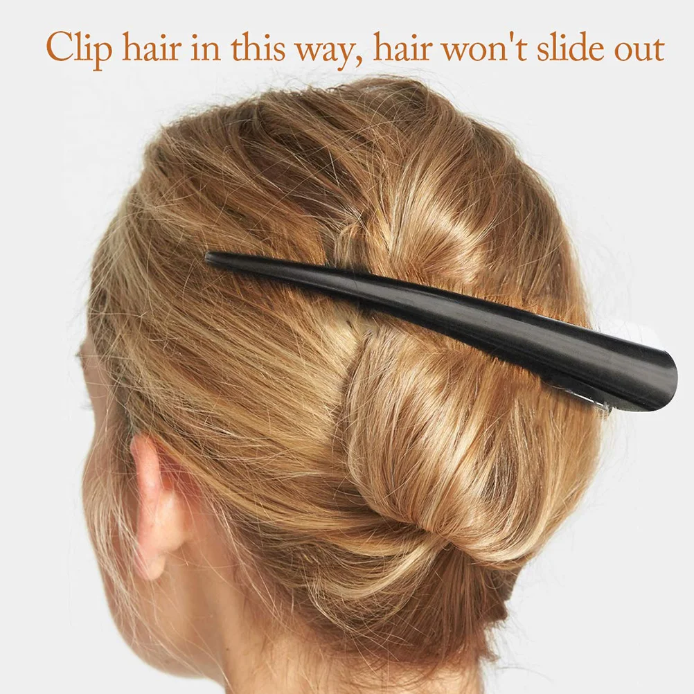 

12pcs/8pcs Duckbill Clips Hair Barrette Metal Hair Clips Seamless Clips Hair Separate Clips For Salon Styling Tool