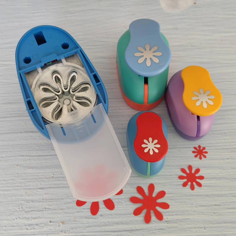 1pc 8mm 15mm 25mm 38mm 75mm Daisy Scrapbook Punch Handmade Cutter Card Calico Printing DIY Flower Paper Craft Punch Hole Puncher paper cutter paper craft punch paper punch hole punching tools