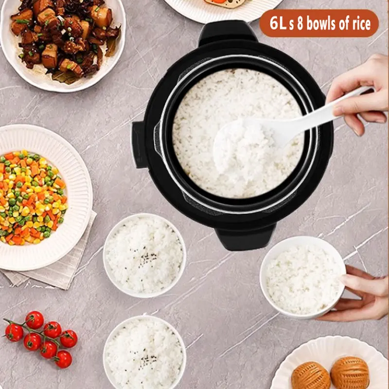 1050W Electric Pressure Cooker, 6L Capacity Instant Pot,Home Multifunctional Rice Cooker 전기압력밥솥 6