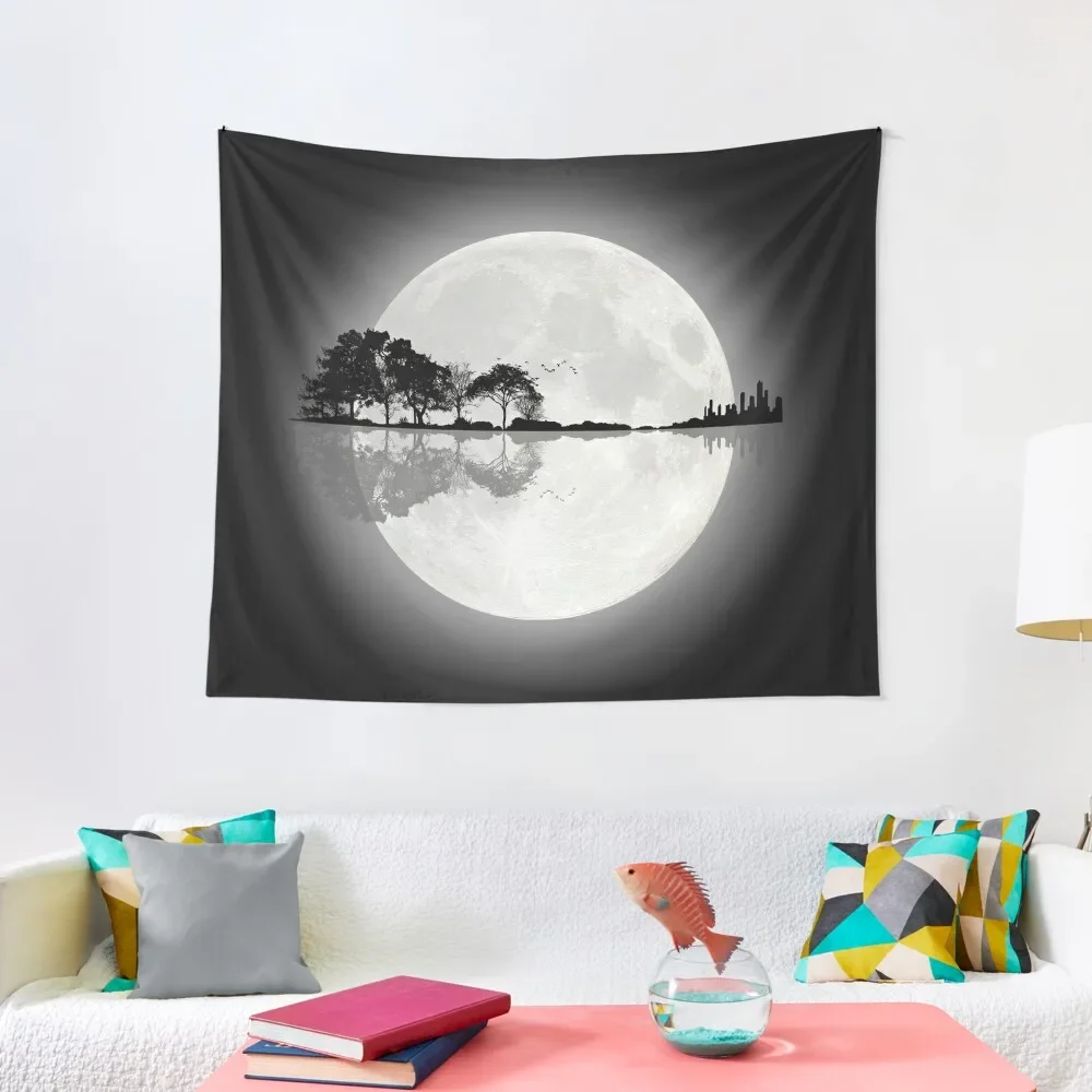

Moonlight Nature Guitar Tapestry Art Mural Decorations For Room Japanese Room Decor Living Room Decoration Tapestry