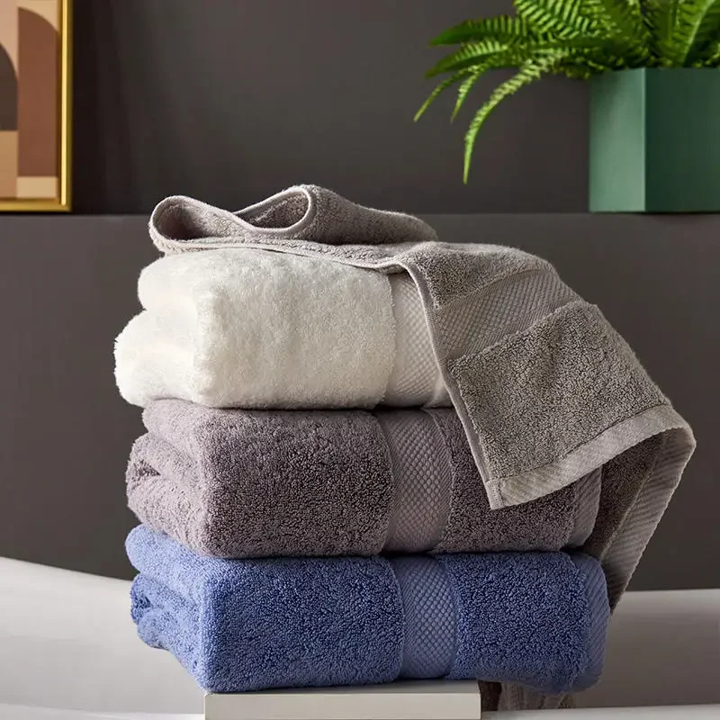 800g High Quality Long-staple Cotton Bath Towel Household Hotel Bathroom Big Towel Men's And Women's Adult Bath Towel 6