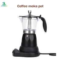 220V 300ml Aluminum Electric Mocha Pot Italian Coffee Maker Household Fast And Convenient Electric Coffee Pot 1