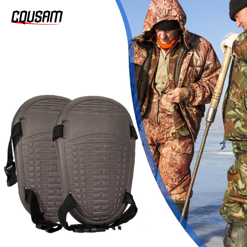 1Pair Home and Garden Protective Knee Pads – Waterproof EVA Foam Caps for Comfort with Adjustable Hook and Loop Straps