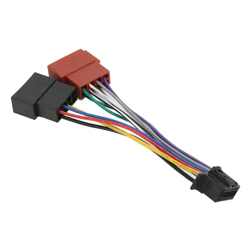 ISO Radio Harness Adapter Radio ISO Harness Connector Easy Install Stereo Replacement