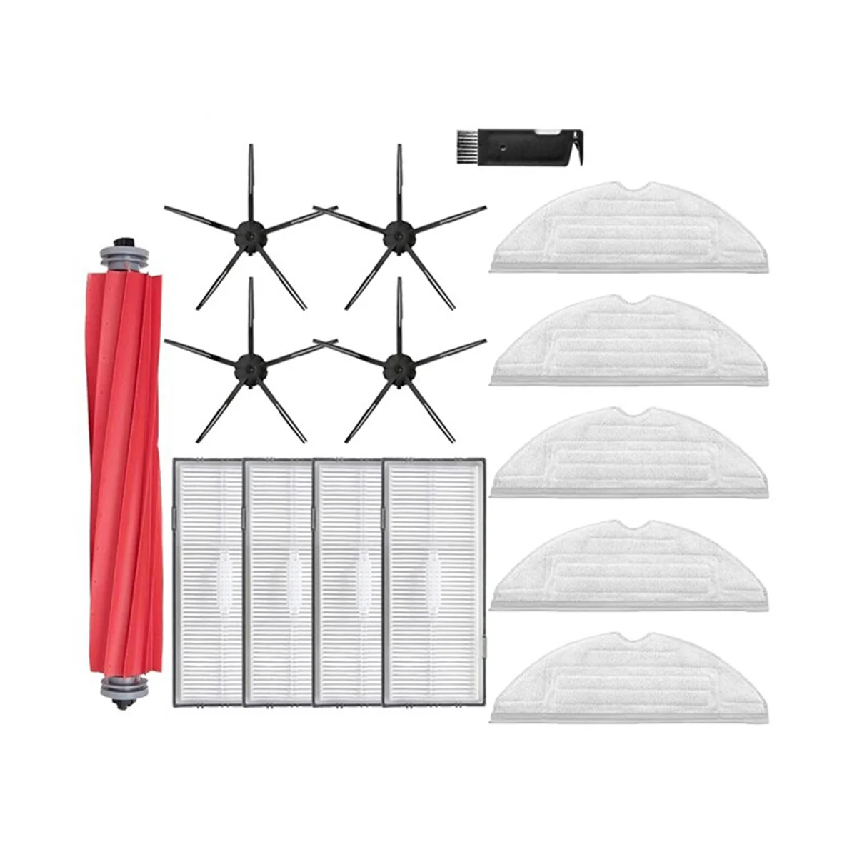 

Запчасти для робота-пылесоса Xiaomi Roborock S7 MaxV / Plus / Ultra G10S / G10S Pro, 15 шт.