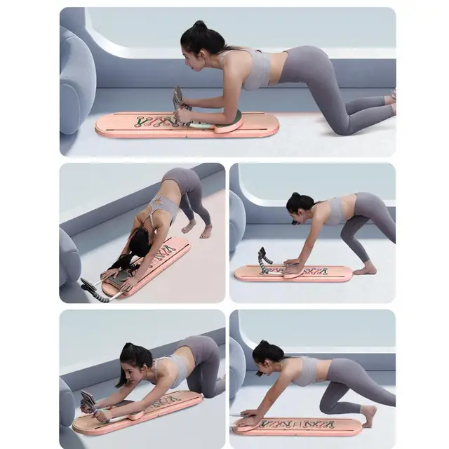 Planche Pilates Pliable Lunaobrik - Planche Reformer Multifonction Pour Abdominaux, Entraînement à Domicile