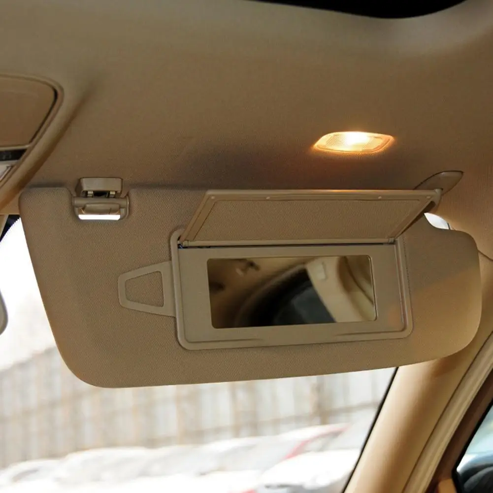Car Sun Visor 2208100110 Car Sun Shade Visor 2208100210 Sunshade Vanity Mirror Cover Left/Right for Benz S Class W220 1998-2005
