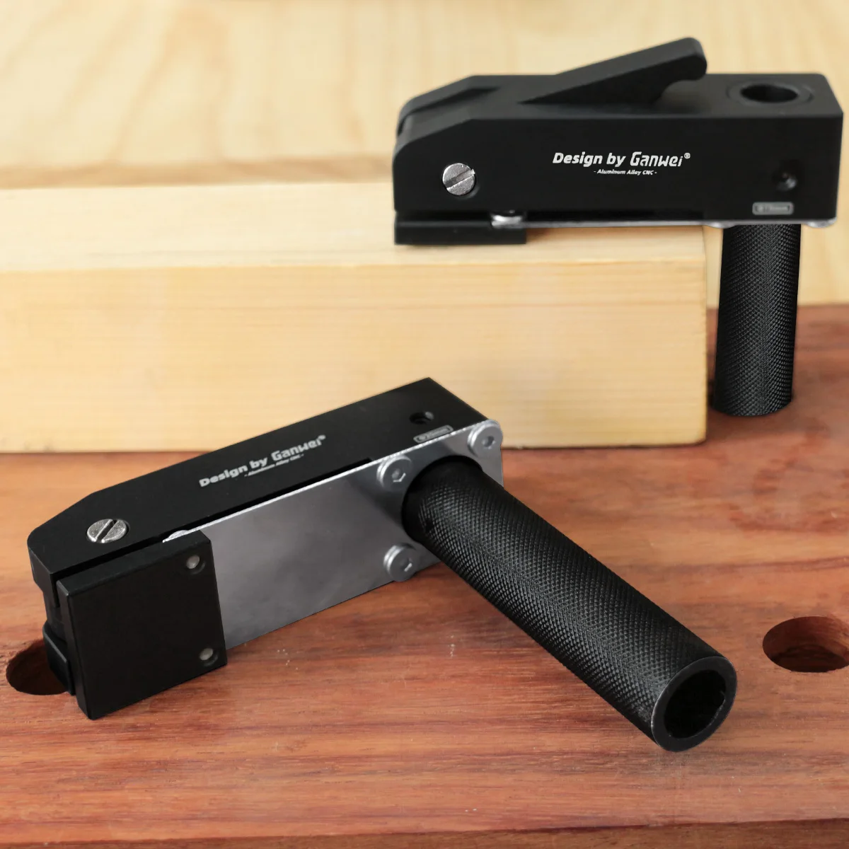 CDIYTOOL Morsetto di Tenuta, 19 mm/20 mm, Set di serraggio per Cani, ad Azione Rapida, Morsetto per la Lavorazione del Legno, Clip da Tavolo, Telaio Regolabile con Clip Fissa, Fissa (19 mm