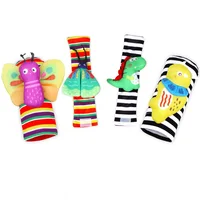 Foot Finder Rattle Sock Baby Toy Wrist Arm Hand Bracelet Rattle Feet Leg Ankle Socks for Newborn Infant Babies Boy Girl Bebe 5