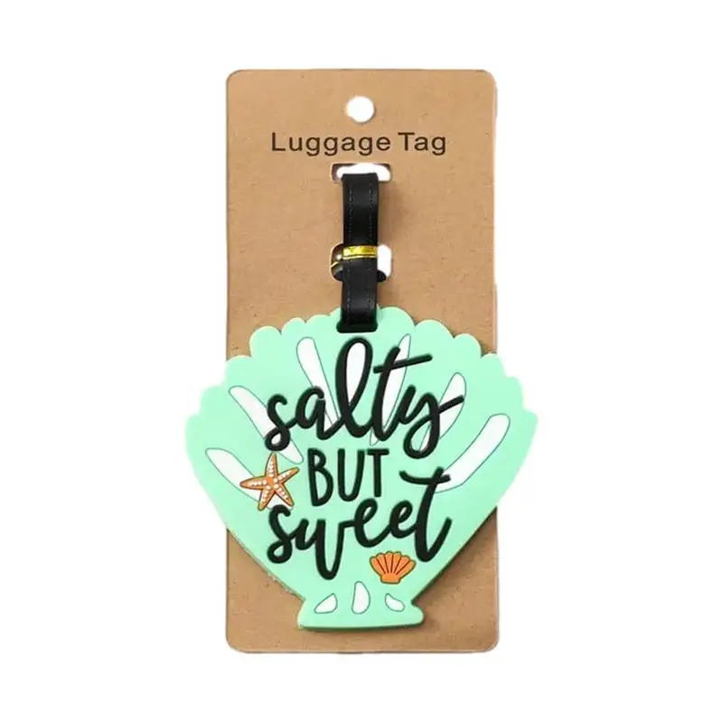 Cute Cartoon Animal Luggage Tags Set of Six