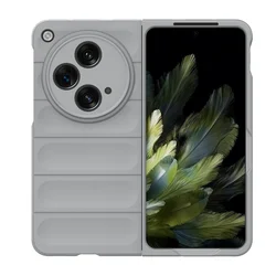 Shockproof Protective Hard Shell Phone Case for Oneplus Open (LightGrey)