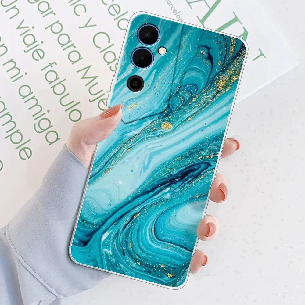 Clear Soft Silicone TPU Phone Case with Bumper Protection for Tecno Pova Neo Series
