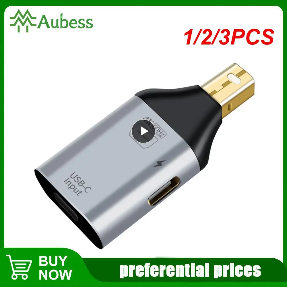 Adattatore Di Tipo C 1/2/3Pcs 4K A Dp/Hdmi-Compatibile/Cavo Mini Dp Tipo C A Adattatore Thunderbolt 3 Per Telefono Laptop Tipo C