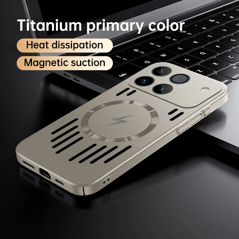 Ultra-Thin Magnetic Heat Dissipation Metallic Paint Hard Case