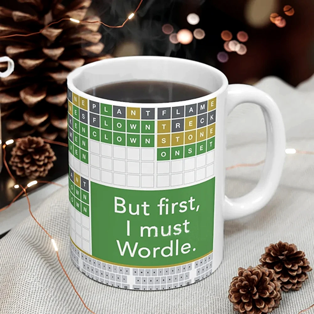 Funny Sarcastic Coffee Mug Customizable Wordle Mug for Men and Women  Birthday Gift Wordle Cup Word Game Wordle Gift for Him Her - AliExpress