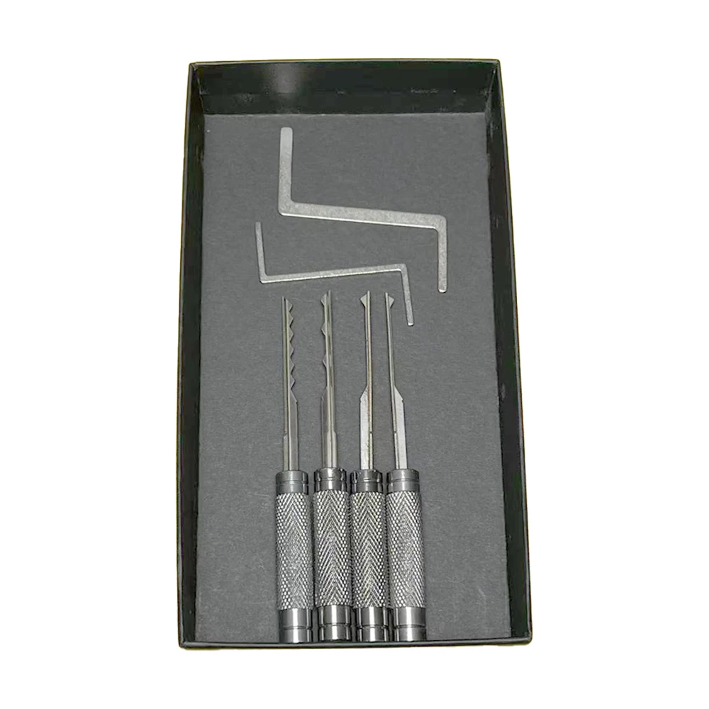 Яркий серебристый Каба 4 шт. из нержавеющей стали