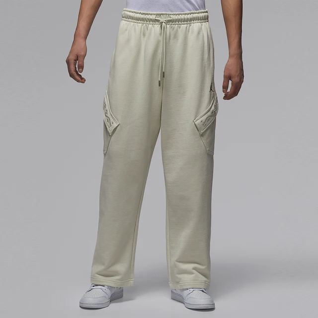 Nike Genuine JORDAN Pantalon long de sport en tricot brodé à jambe droite pour homme IQ3952-090 1