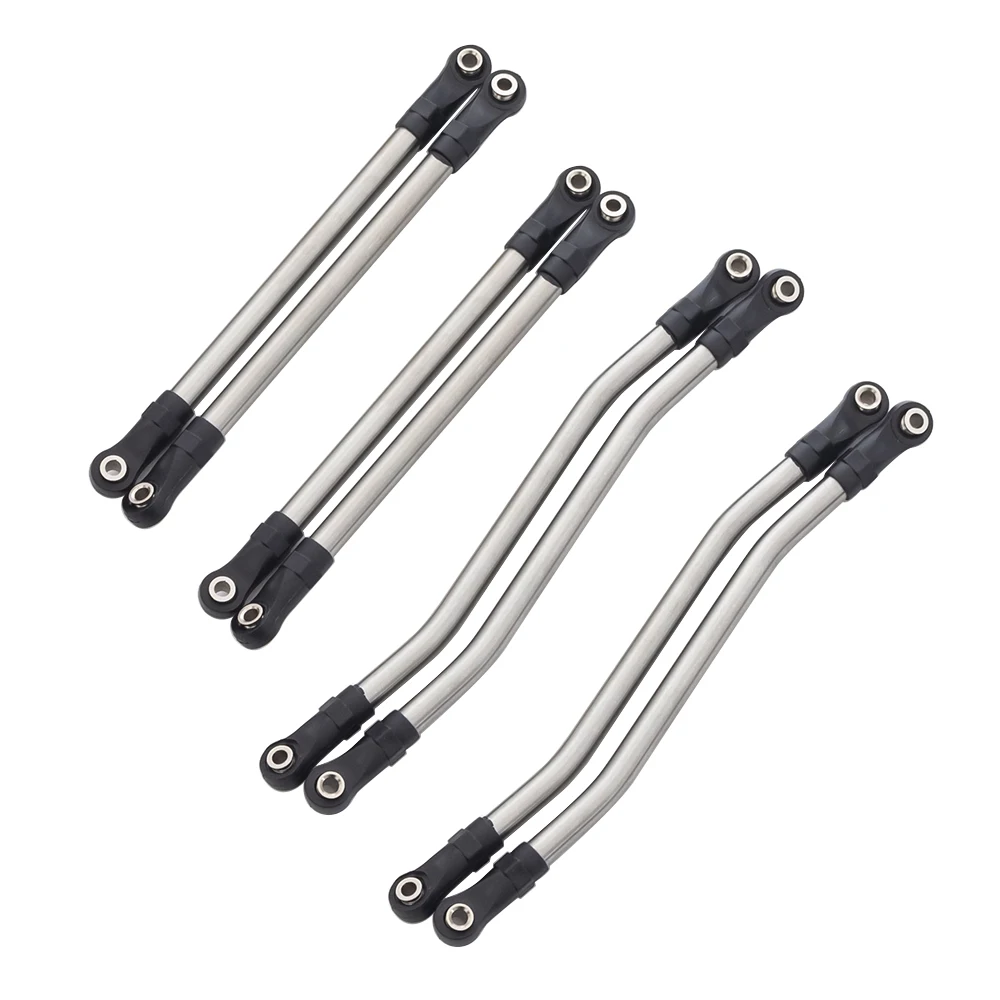 Liens de suspension montés sur un essieu d'Axial Capra 1.9 UTB, montrant l'installation