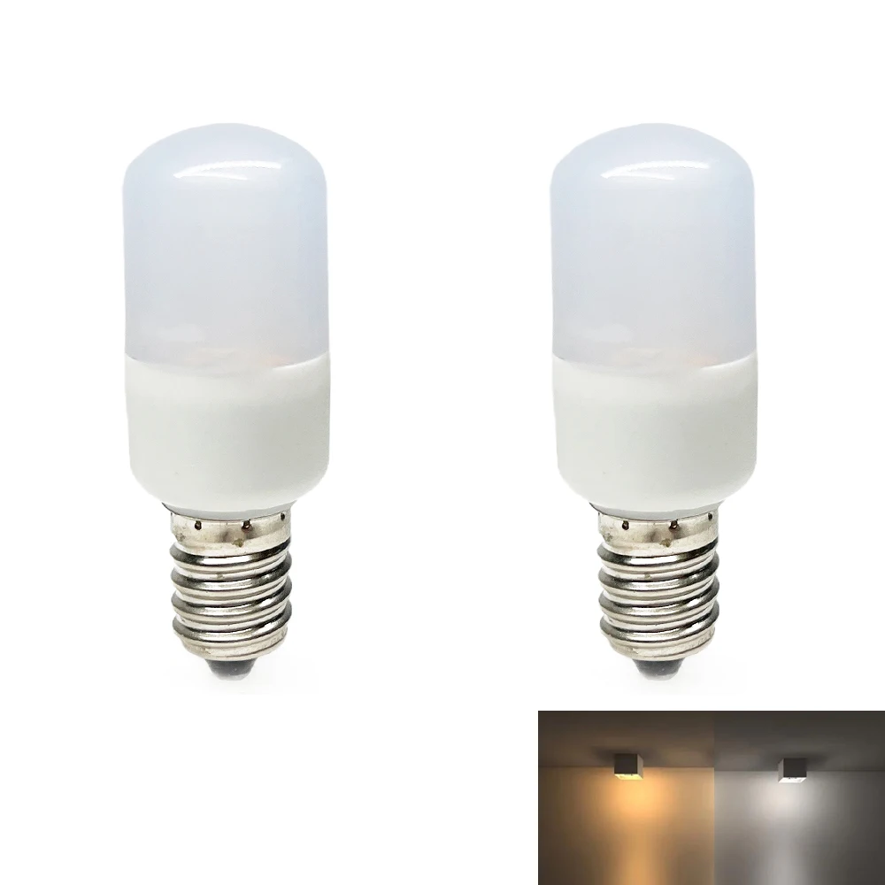 LED 냉장고 조명, E12, E14, T22, 110V, 220V, 재봉틀 레인지 후드, 전자레인지 오븐 조명, 냉온 백색, AC 85-265V 