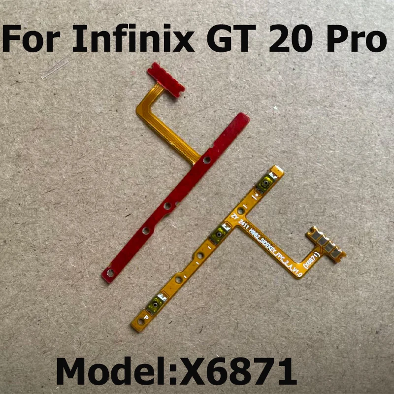 Power Flex para Infinix GT 20 Pro, interruptor de botón de encendido ...